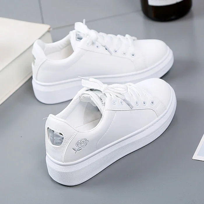 elegant white casual shoe