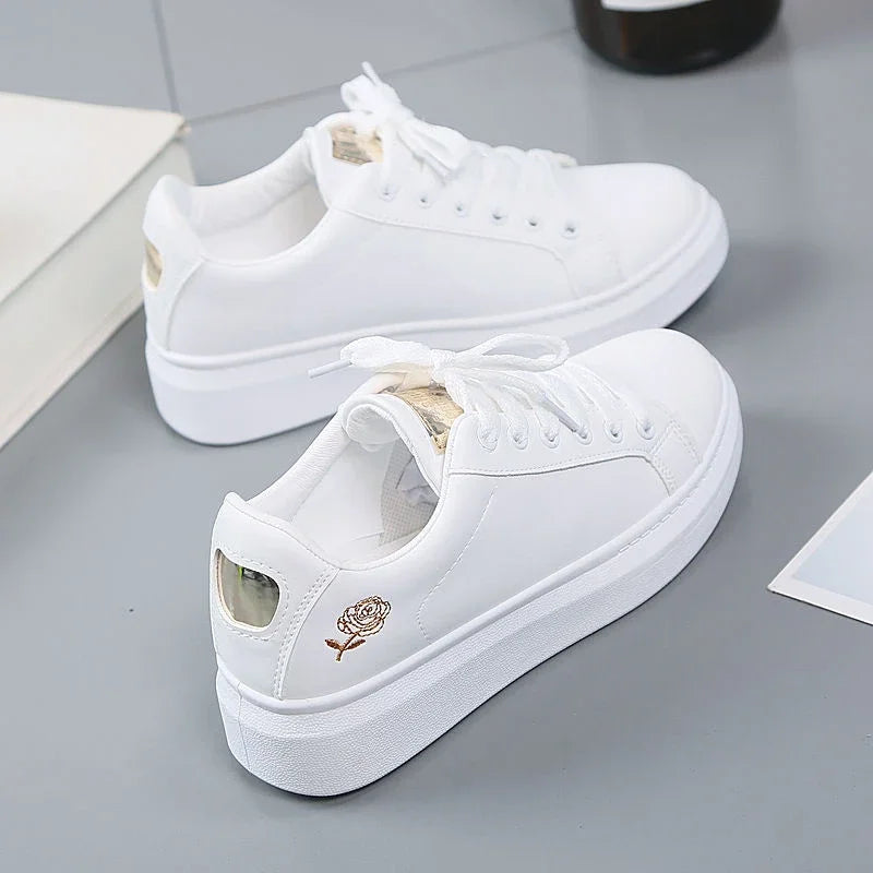 elegant white casual shoe